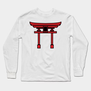 torii gate (red) Long Sleeve T-Shirt